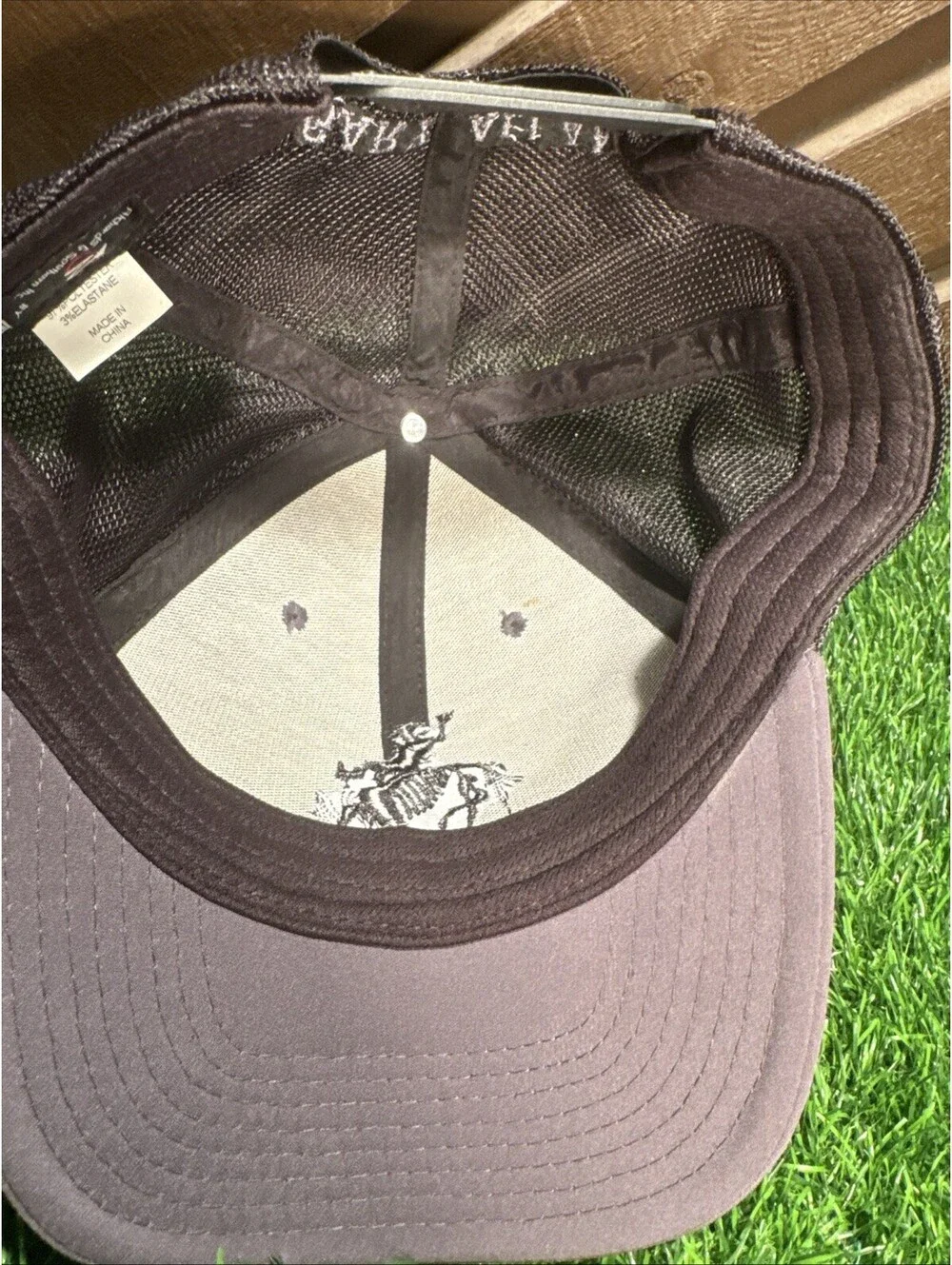 Gary Allen Skeleton Cowboy Mesh SnapBack Hat Official Tour Merch